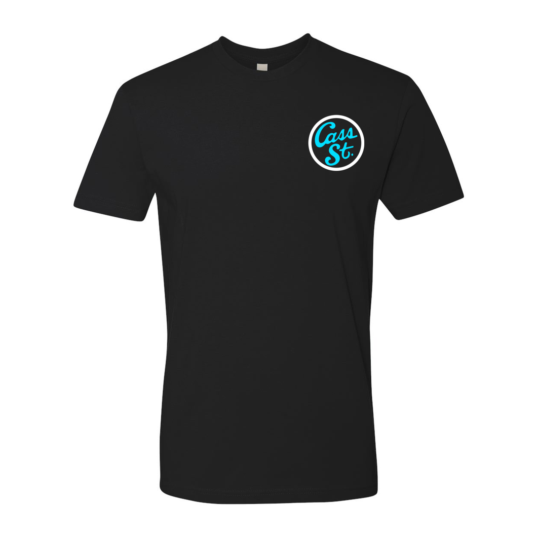 Cass Street Blue Logo - T-Shirt