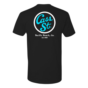 Cass Street Blue Logo - T-Shirt