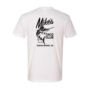 Mike's Taco Club - White/Black